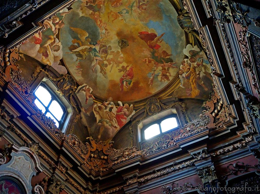 Milan (Italy) - Frescos on the vault of the ossuary of di San Bernardino alle Ossa